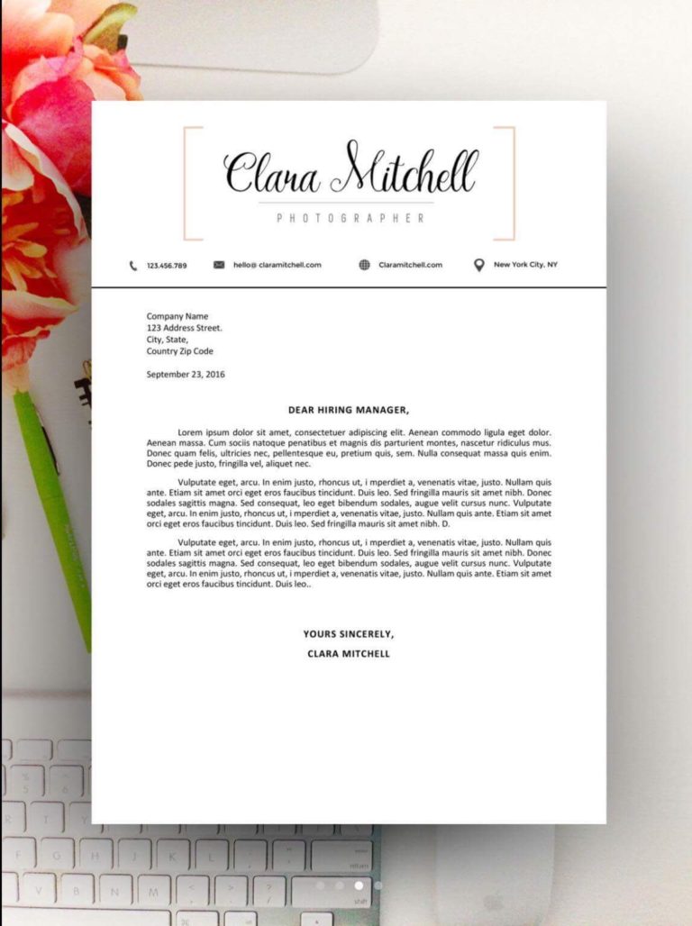cover letter